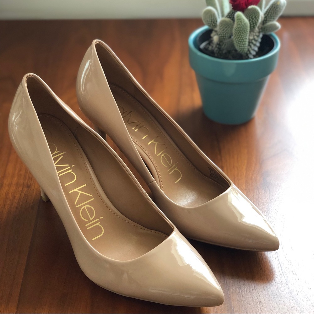 Calvin Klein Nude Heels